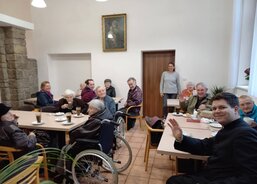 káva a zákusek na Hostýně