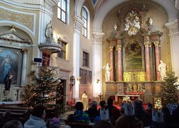 Požehnání v kostele sv.Jiljí