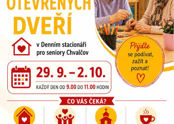 Přijďte na Týden otevřených dveří do stacionáře